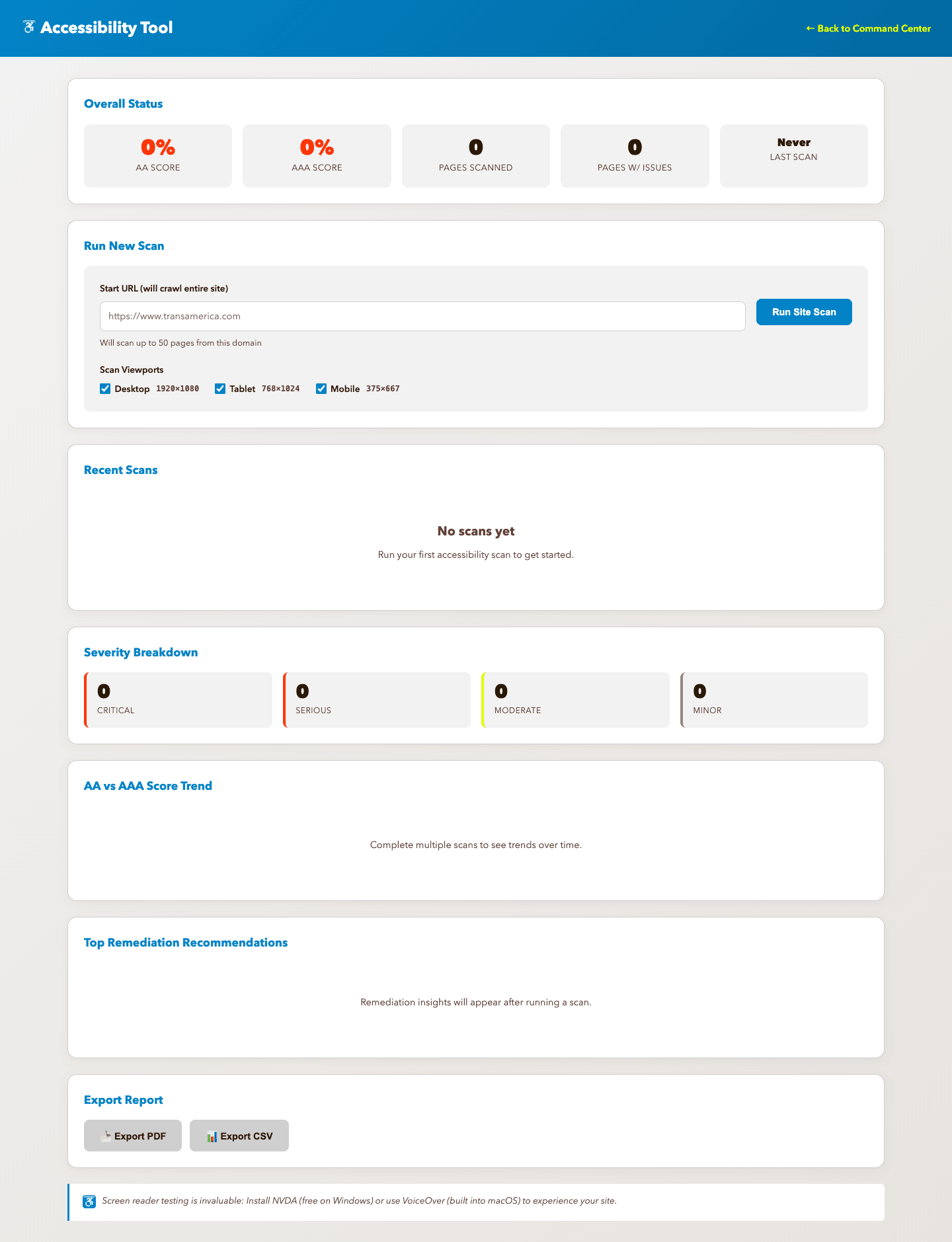 Accessibility tool