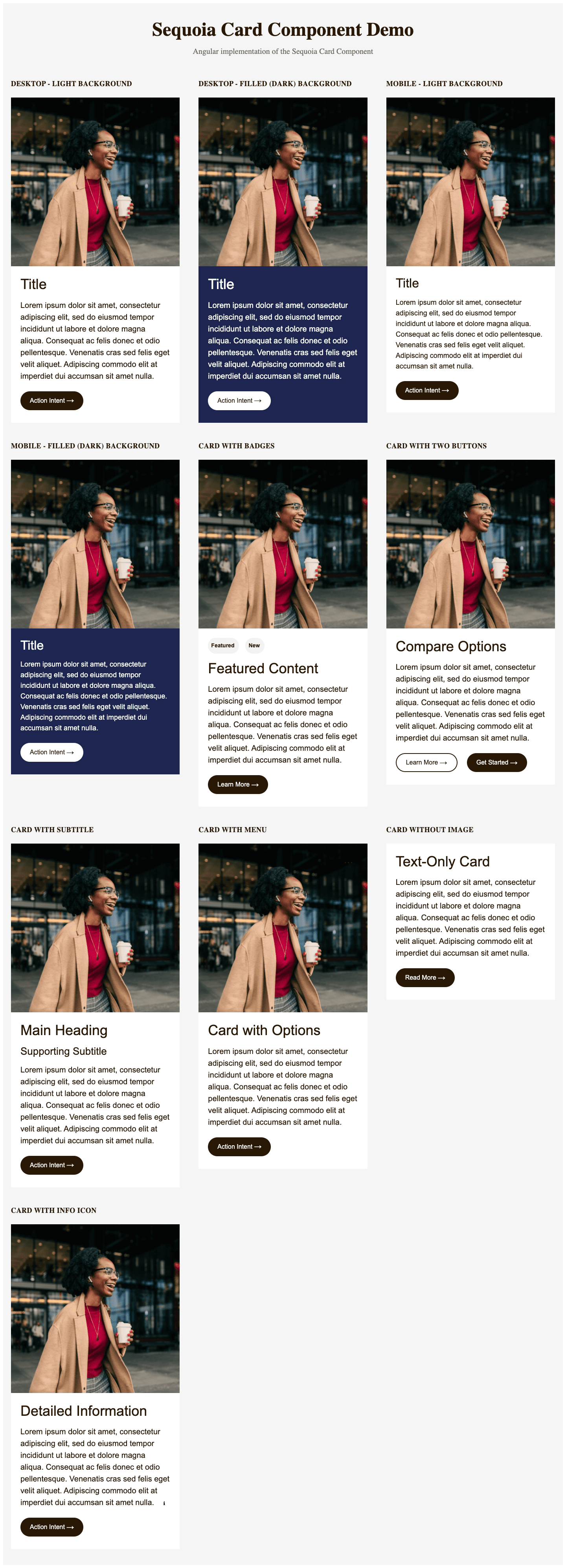 Choice Card — Angular component